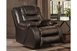 Vacherie Chocolate Reclining Loveseat and Recliner