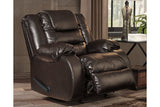 Vacherie Chocolate Reclining Loveseat and Recliner