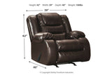 Vacherie Chocolate Recliner