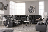 Vacherie Black Recliner