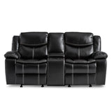 Bastrop Black Reclining Loveseat