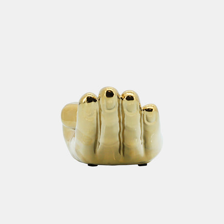 8" Asking Hand, Gold