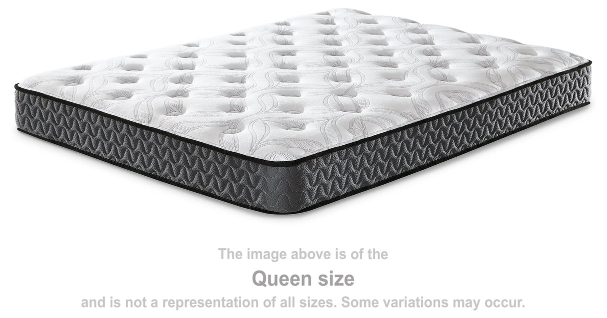 8 Inch Bonnell Hybrid White California King Mattress by ASHLEY FURNITURE at Eve Furniture