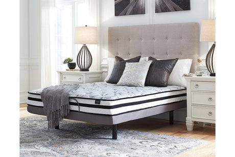 8 Inch Chime Innerspring White Queen Mattress in a Box by Ashley at Eve Furniture