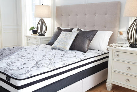 8 Inch Chime Innerspring White Twin Mattress in a Box by Ashley at Eve Furniture