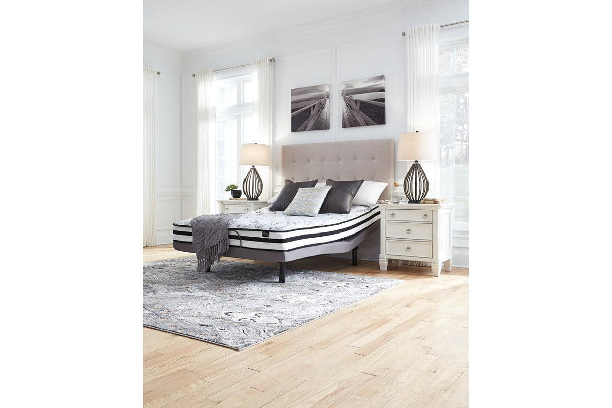 8 Inch Chime Innerspring White Twin Mattress in a Box by Ashley at Eve Furniture