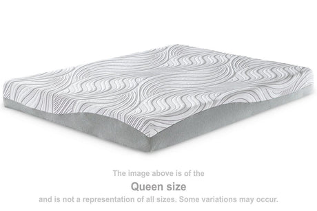 8 Inch Memory Foam White Full Mattress by Ashley at Eve Furniture