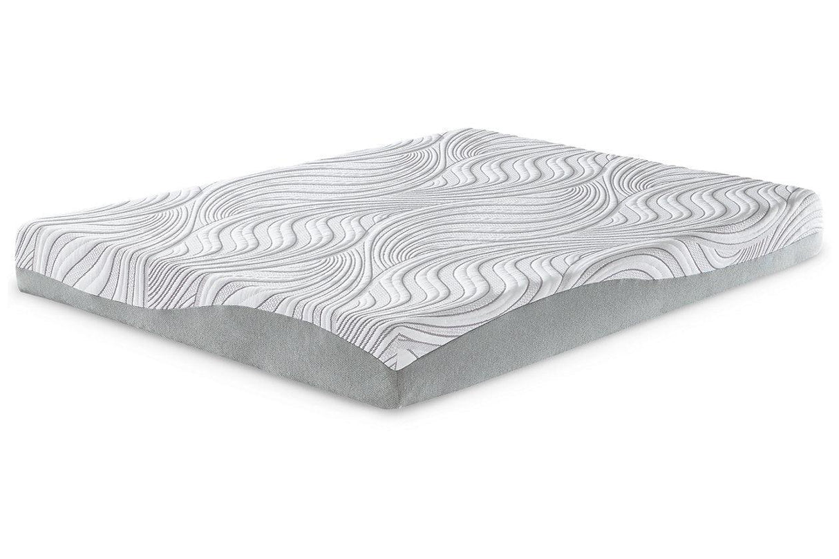 8 Inch Memory Foam White Queen Mattress by Ashley at Eve Furniture