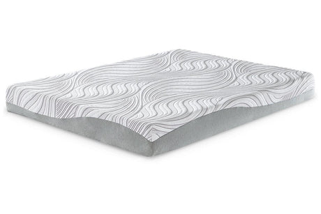 8 Inch Memory Foam White Queen Mattress by Ashley at Eve Furniture