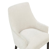 8-Piece Beever Dining Chair and Arm Chair in Cream by Manhattan Comfort at Eve Furniture
