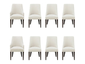8-Piece Beever Dining Chair and Arm Chair in Cream by Manhattan Comfort at Eve Furniture