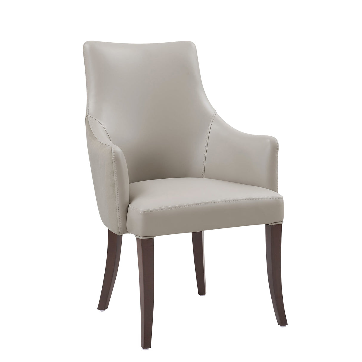8-Piece Connie Dining Chair and Arm Chair in Light Grey by Manhattan Comfort at Eve Furniture