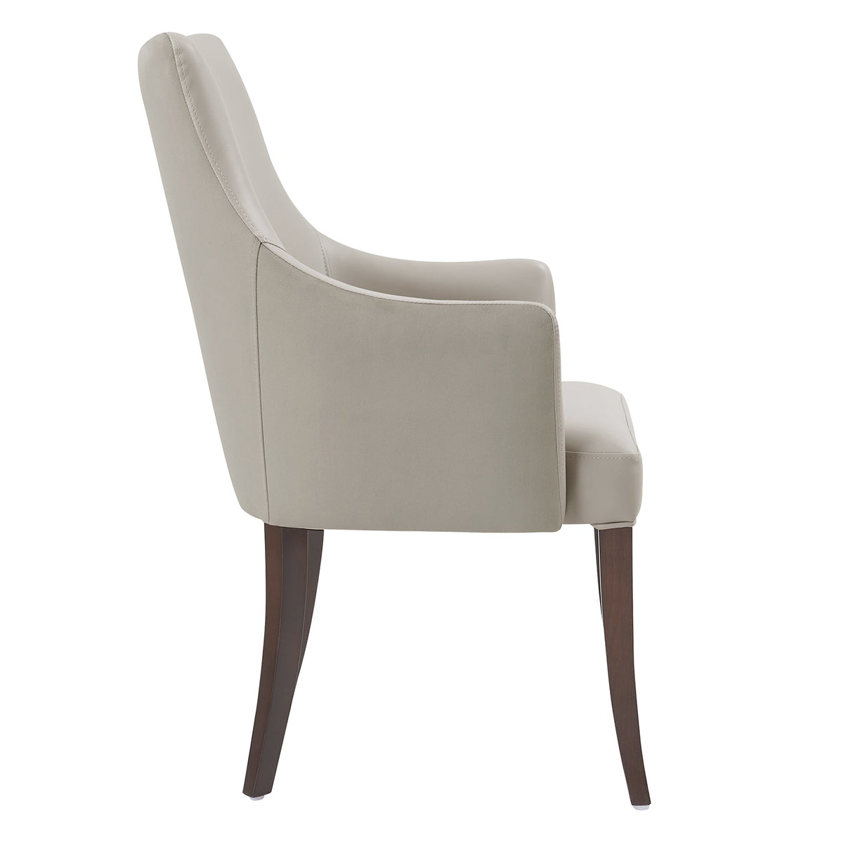 8-Piece Connie Dining Chair and Arm Chair in Light Grey by Manhattan Comfort at Eve Furniture
