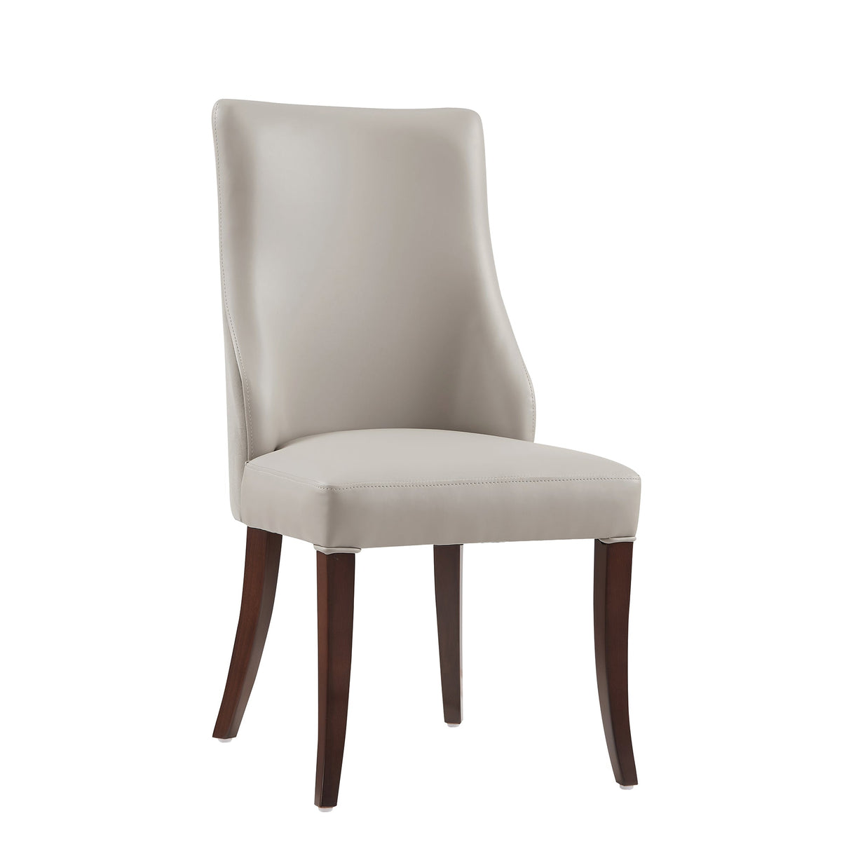 8-Piece Connie Dining Chair and Arm Chair in Light Grey by Manhattan Comfort at Eve Furniture