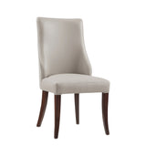 8-Piece Connie Dining Chair and Arm Chair in Light Grey by Manhattan Comfort at Eve Furniture