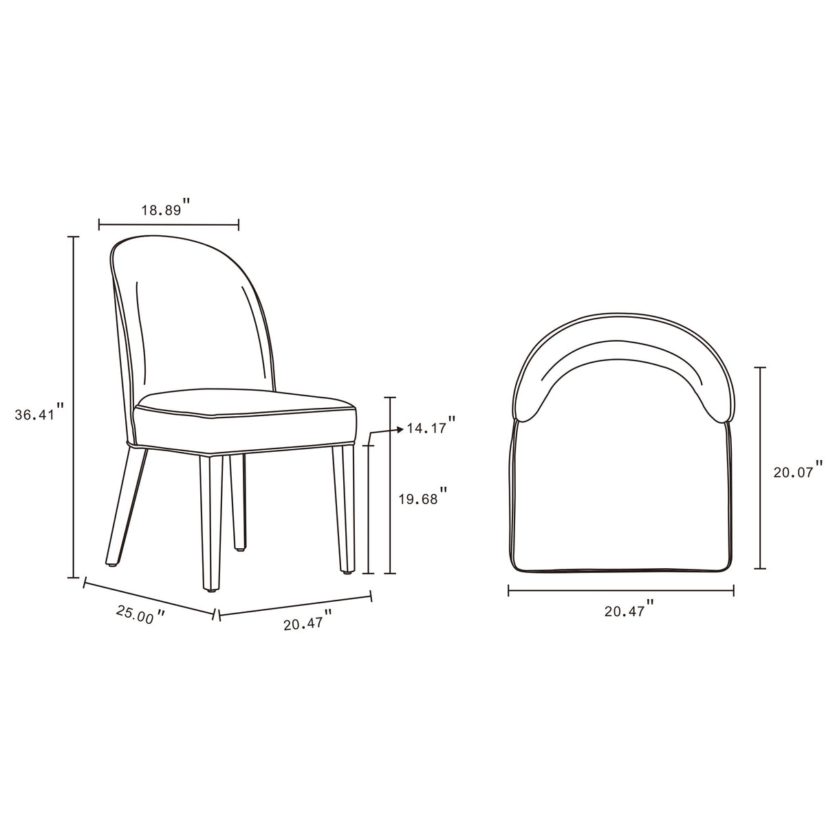 8-Piece Hillman Dining Chair and Arm Chair in Sand by Manhattan Comfort at Eve Furniture