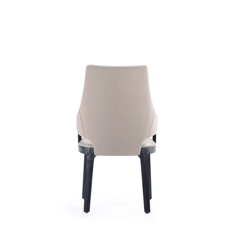 8-Piece Kara Dining Side and Arm Chairs in Light Grey by Manhattan Comfort at Eve Furniture