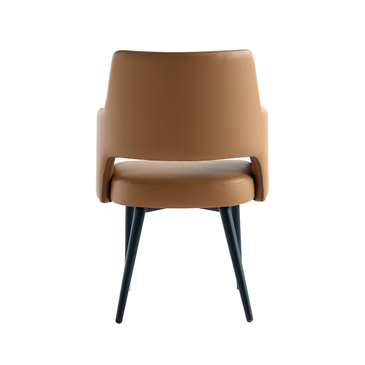 8-Piece Tremont Dining Chair in Saddle by Manhattan Comfort at Eve Furniture