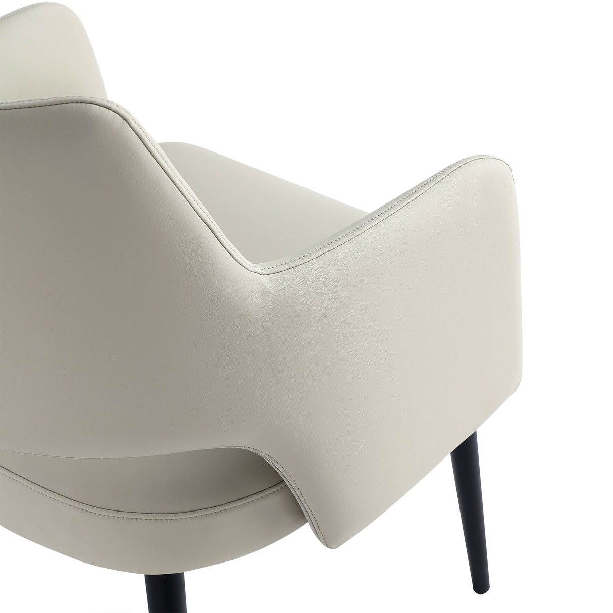 8-Piece Tremont Dining Chair in Stone by Manhattan Comfort at Eve Furniture