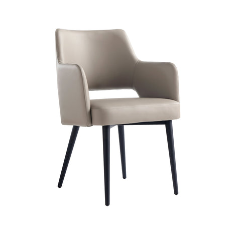 8-Piece Tremont Dining Chair in Taupe by Manhattan Comfort at Eve Furniture