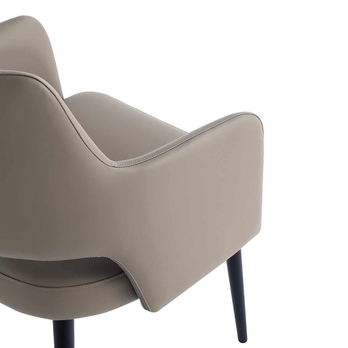 8-Piece Tremont Dining Chair in Taupe by Manhattan Comfort at Eve Furniture