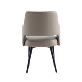8-Piece Tremont Dining Chair in Taupe by Manhattan Comfort at Eve Furniture