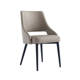 8-Piece Tremont Dining Chair in Taupe by Manhattan Comfort at Eve Furniture