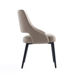 8-Piece Tremont Dining Chair in Taupe by Manhattan Comfort at Eve Furniture