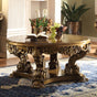 HD-8008 Metallic Antique Gold/Perfect Brown Coffee Table by Homey Design at Eve Furniture