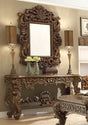 HD-8011 Antique Gold/Perfect Brown Console Table by Homey Design at Eve Furniture
