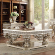HD-8022 Champagne Gold Coffee Table by Homey Design at Eve Furniture
