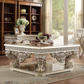 HD-8022 Champagne Gold Coffee Table by Homey Design at Eve Furniture