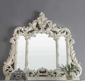 HD-8030 Plantation Cove White Mirror by Homey Design at Eve Furniture