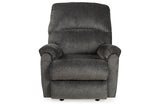 Ballinasloe Smoke 3-Piece Sectional, Recliner and Ottoman