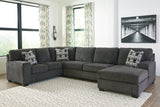 Ballinasloe Smoke 3-Piece Sectional with Chaise