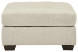 Falkirk Parchment Oversized Accent Ottoman