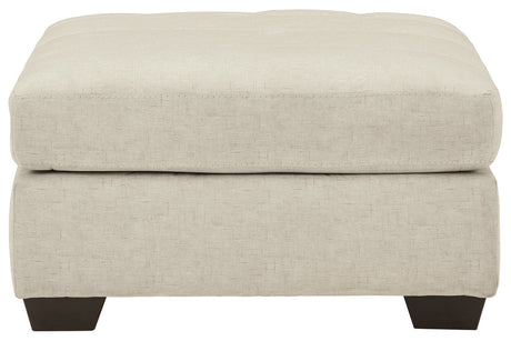 Falkirk Parchment Oversized Accent Ottoman