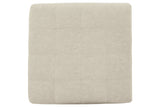 Falkirk Parchment Oversized Accent Ottoman