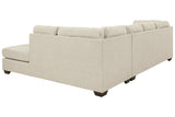 Falkirk Parchment 2-Piece RAF Chaise Sectional