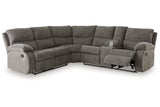 Museum Pewter 2-Piece Reclining Sectional