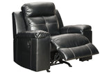 Kempten Black Recliner