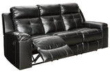 Kempten Black Reclining Sofa