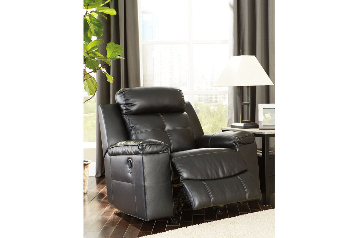 Kempten Black Recliner