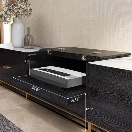 83" Sheri Black TV Stand by New Era Innovations at Eve Furniture