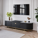 83" Sheri Black TV Stand by New Era Innovations at Eve Furniture