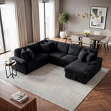 Ridge Black 3-Piece Right Side Chaise Sectional with Pull-out Bed and Hidden Storage by Homelegance at Eve Furniture