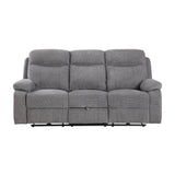Centric Grey 2pc Set: Sofa, Love (Power) by Homelegance at Eve Furniture