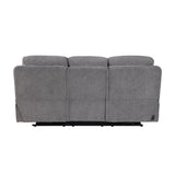 Centric Grey 2pc Set: Sofa, Love (Power) by Homelegance at Eve Furniture