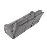 Centric Grey 2pc Set: Sofa, Love (Power) by Homelegance at Eve Furniture
