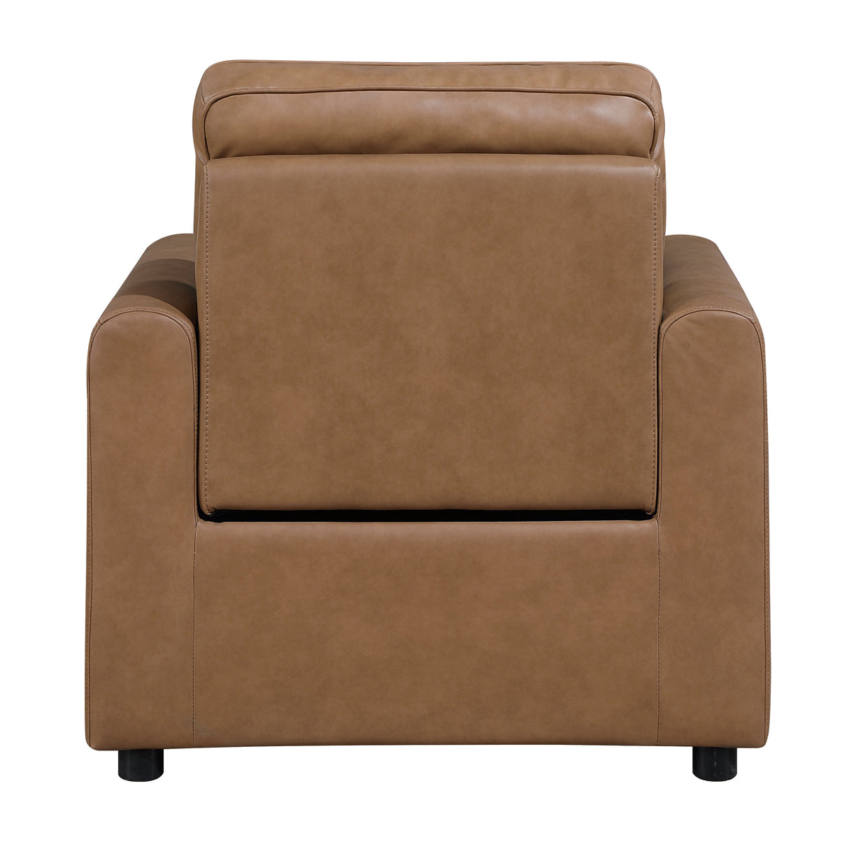 Equinox Brown Power Reclining Chair with Rounded Track Arms by Homelegance at Eve Furniture